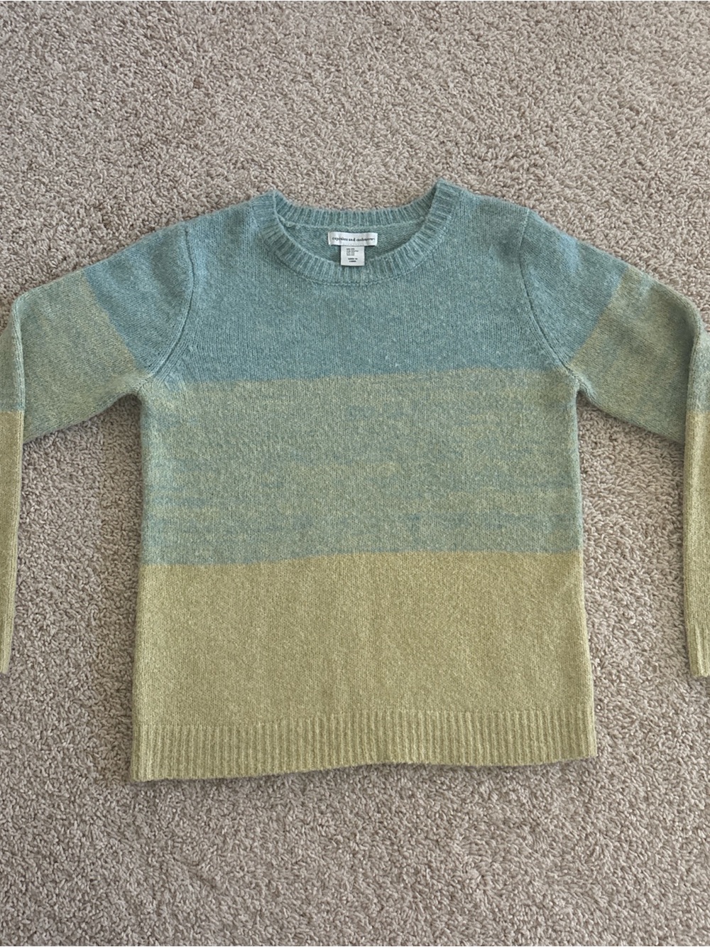 Women's Colorblock Crewneck Sweater